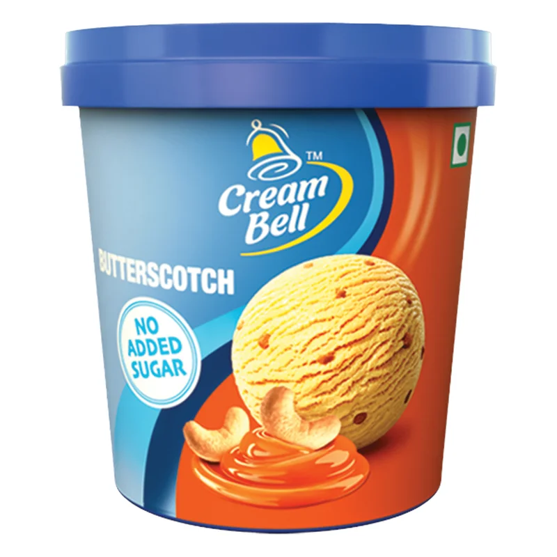 Creambell Butterscotch Ice Cream No Added Sugar
