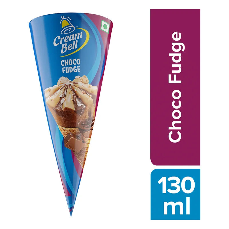 Creambell Choco Coffee Almond Fudge Cone