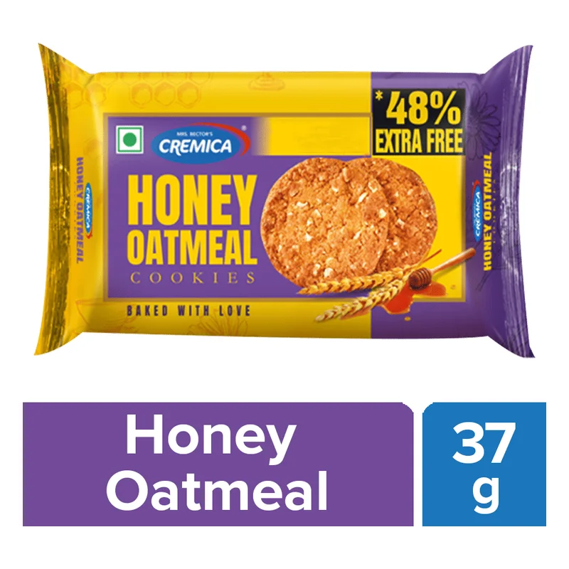Cremica Honey Oatmeal Cookies