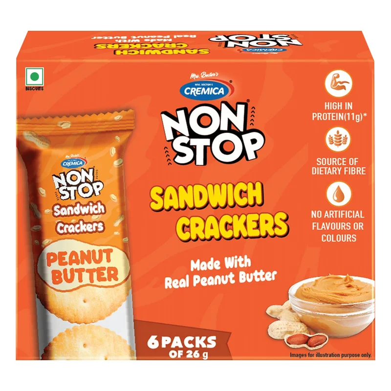 Cremica Peanut Butter Sandwich Crackers