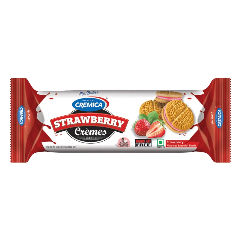 Cremica Strawberry Creme Biscuits