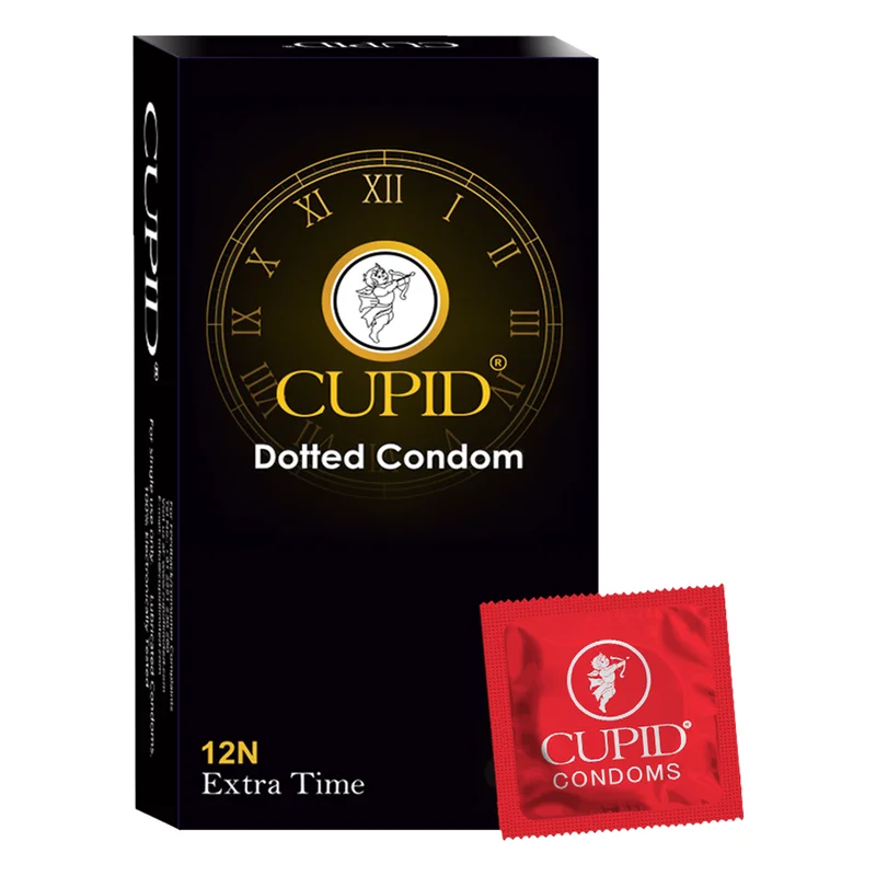 Cupid Dotted Extra Time Condoms
