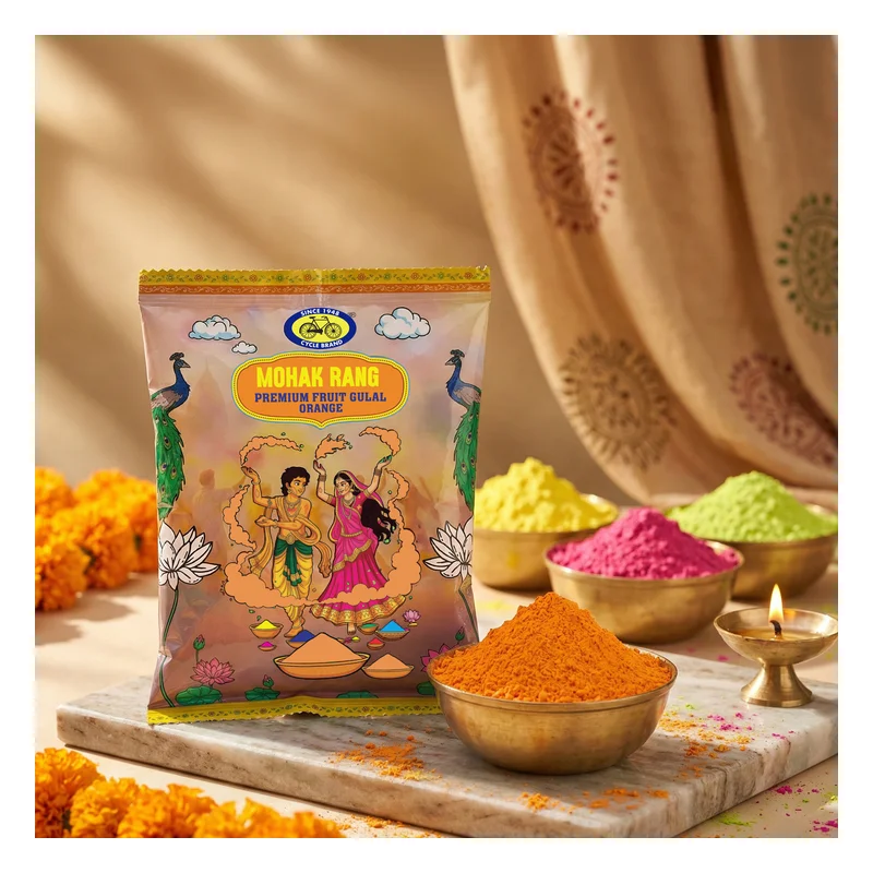 Cycle Pure Mohak Rang Fruit Gulal - Orange