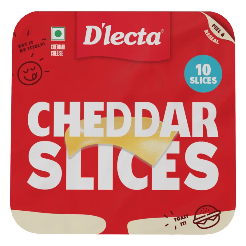 D'Lecta Cheddar Cheese Slices