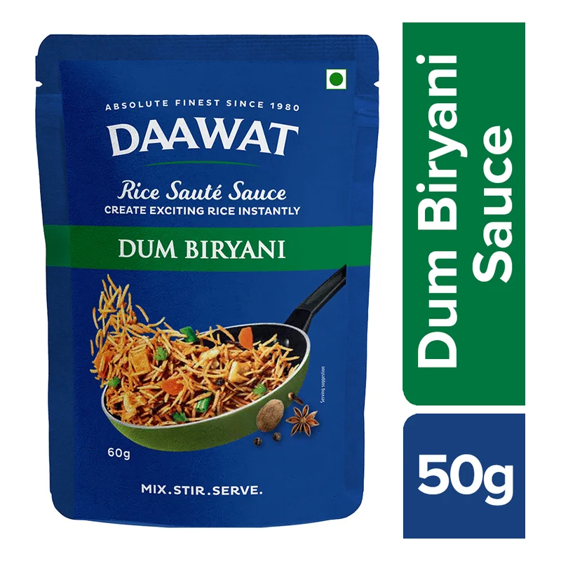 Daawat Dum Biryani Rice Saute Sauce