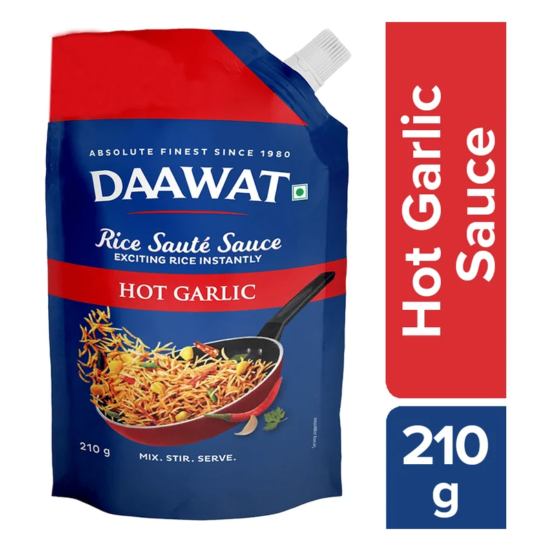 Daawat Hot Garlic Rice Saute Sauce