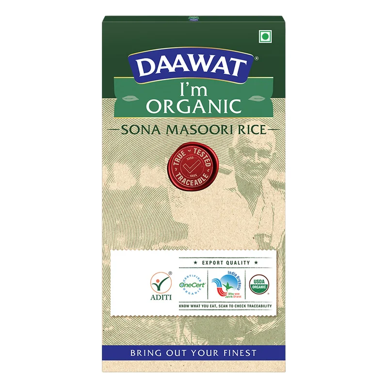 Daawat I'm Organic Sona Masoori Rice