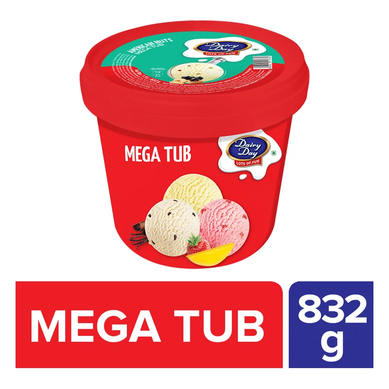 Dairy Day American Nuts Frozen Dessert Mega Tub