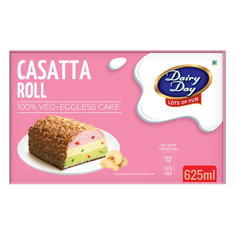 Dairy Day Casatta Roll Ice Cream Cake