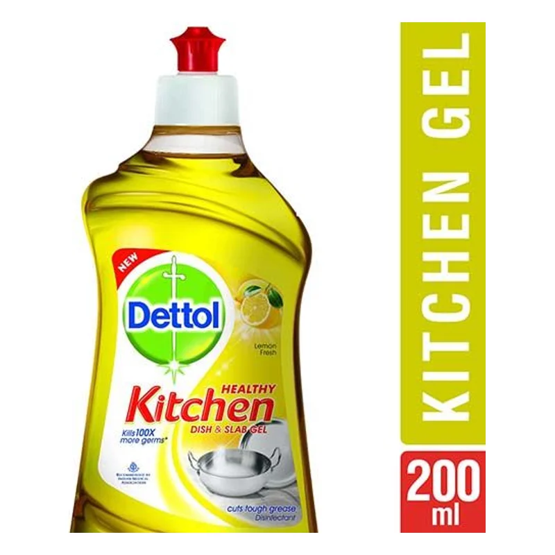 Dettol Healthy Kitchen Dishwash Gel - Lemon Fresh