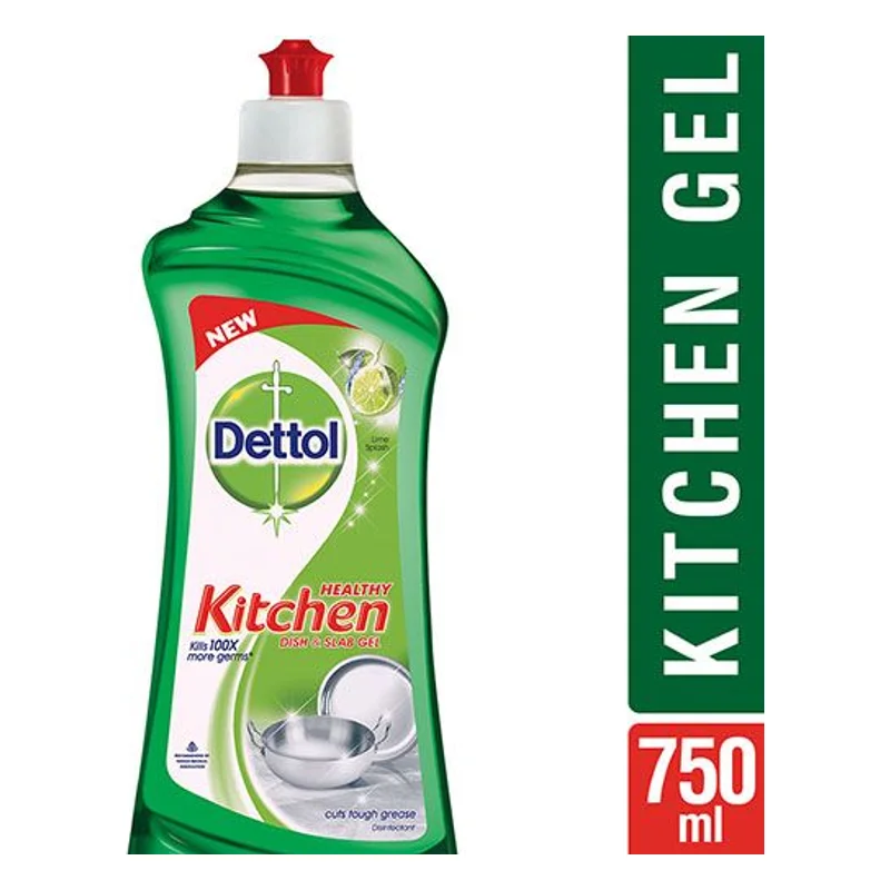 Dettol Healthy Kitchen Dishwash Gel - Lime Splash