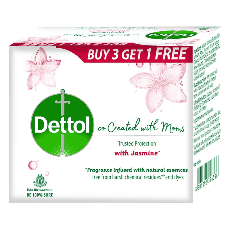 Dettol Jasmine Bathing Soap (Co-Created with Moms)