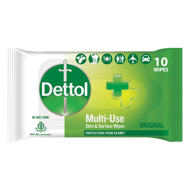 Dettol Original Multi-Use Skin & Surface Wipes