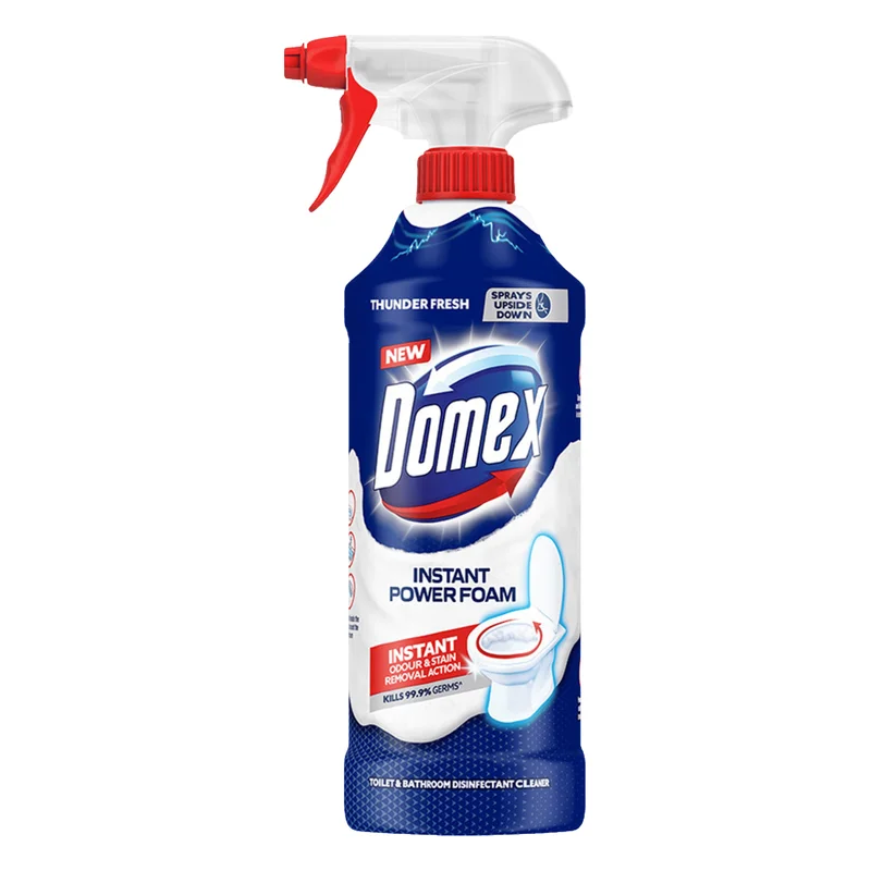 Domex Thunder Fresh Instant Power Foam Toilet & Bathroom Cleaner