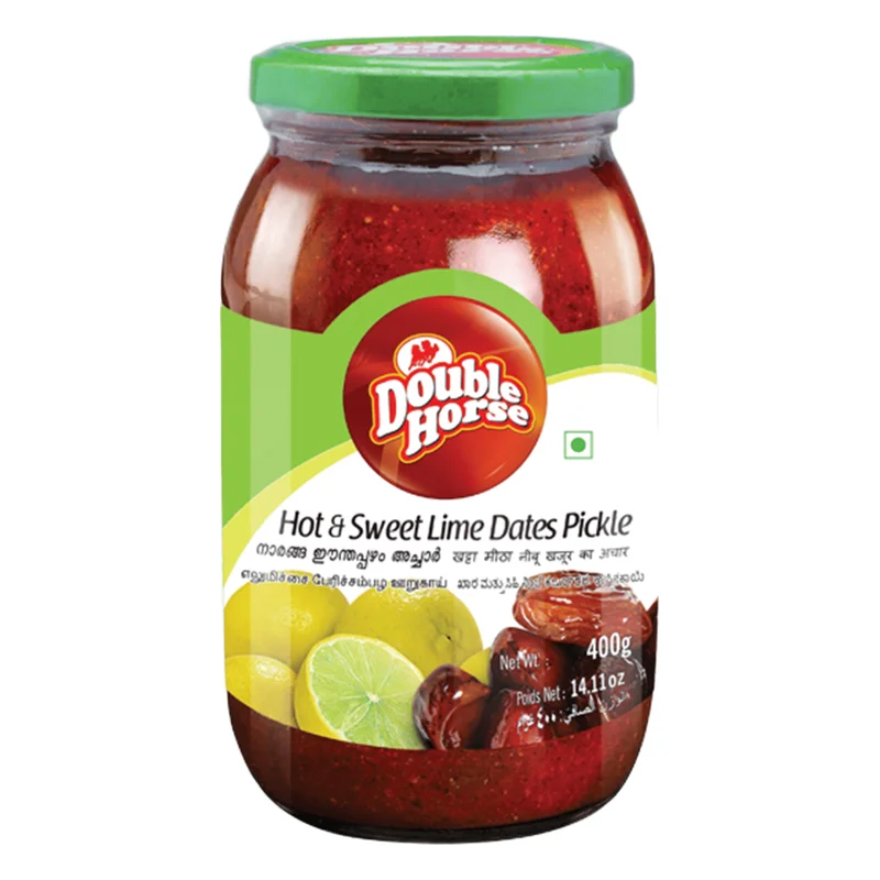 Double Horse Hot & Sweet Lime Dates Pickle