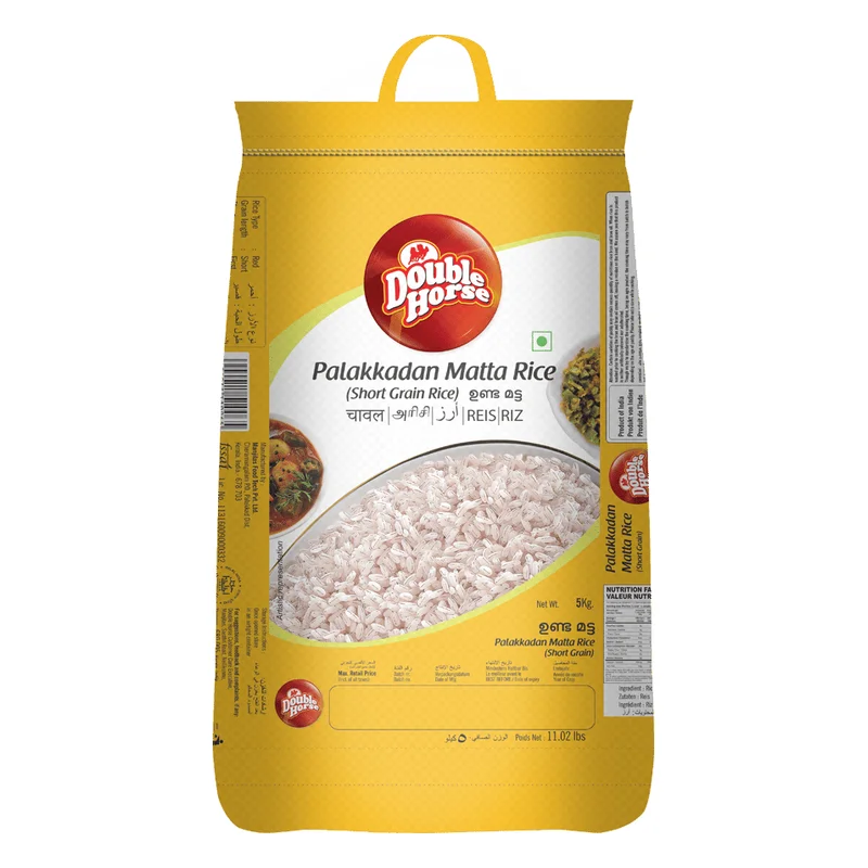 Double Horse Palakkadan Matta Rice (Short Grain)