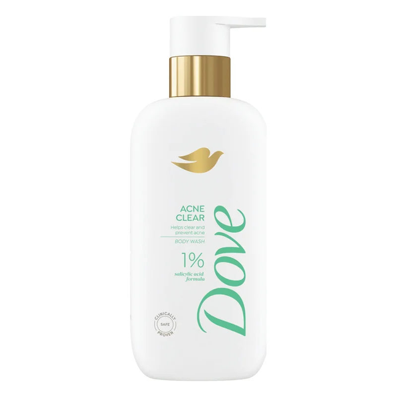 Dove Acne Clear Body Wash With Salicylic Acid
