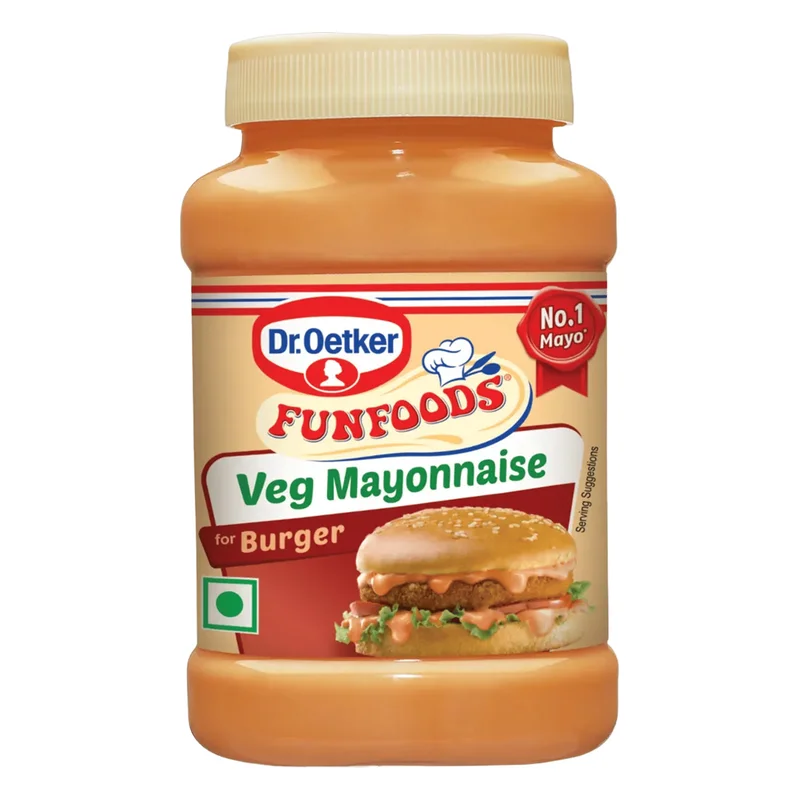 Dr. Oetker FunFoods Burger Veg Mayonnaise