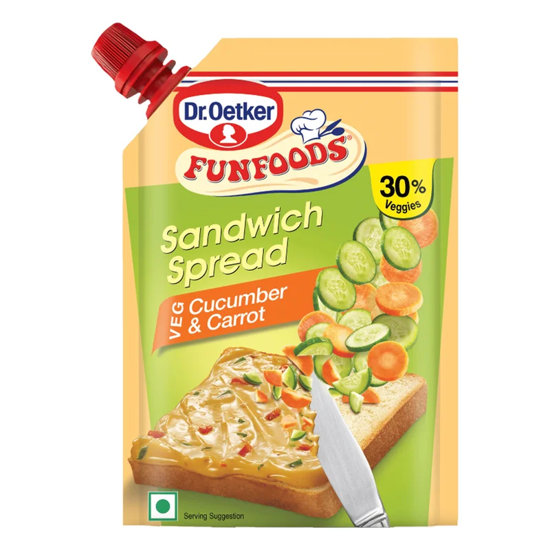 Dr. Oetker FunFoods Cucumber & Carrot Sandwich Spread
