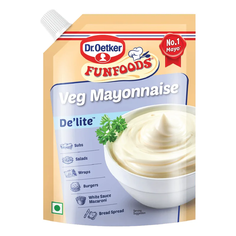Dr. Oetker FunFoods De'lite Veg Mayonnaise