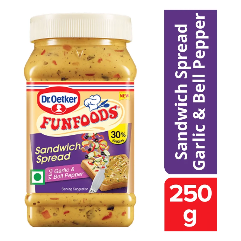 Dr. Oetker FunFoods Garlic & Bell Pepper Sandwich Spread