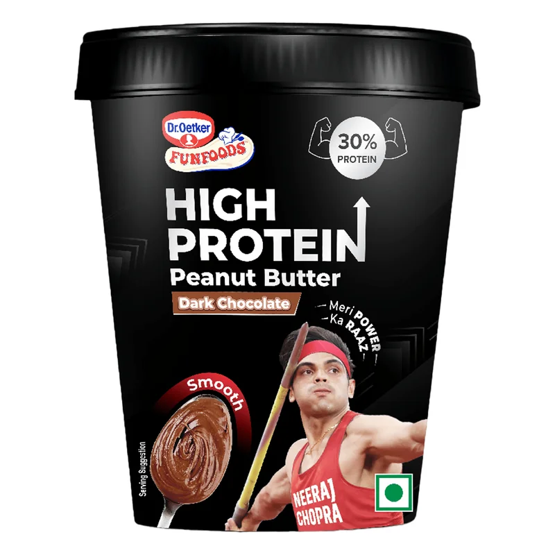 Dr. Oetker FunFoods High Protein Peanut Butter Dark Chocolate Creamy