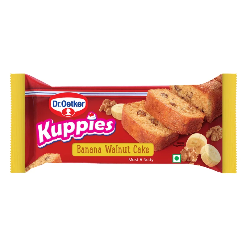 Dr. Oetker Kuppies Banana Walnut Cake