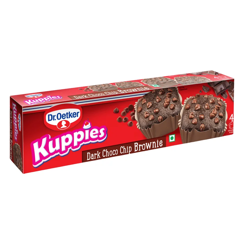 Dr. Oetker Kuppies Dark Choco Chip Brownie