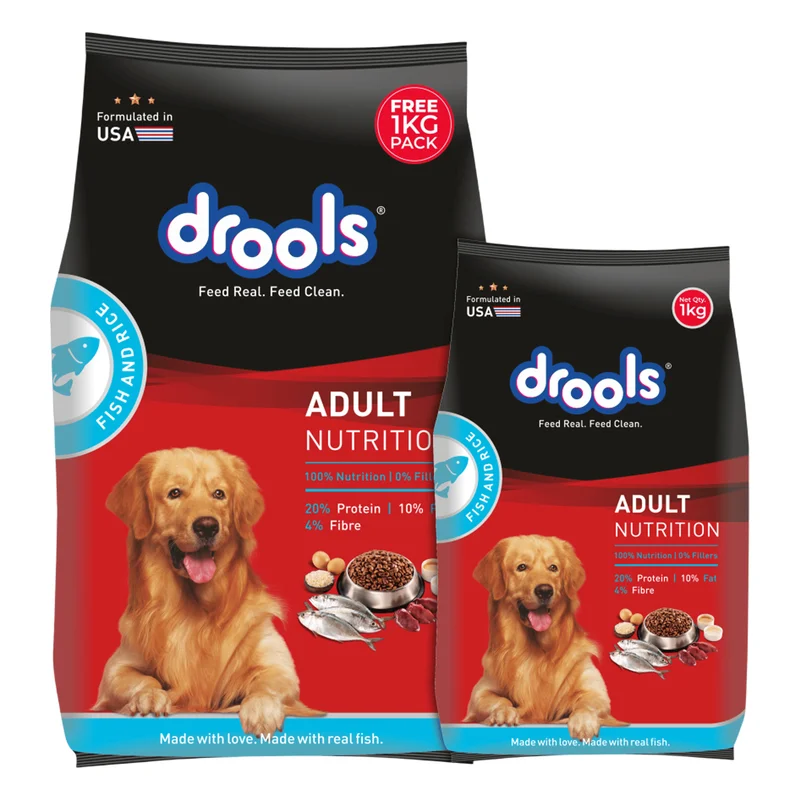Drools Fish & Rice Adult Dry Dog Food