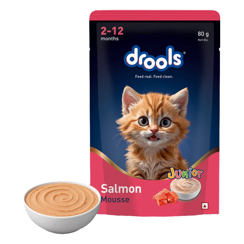 Drools Junior Salmon Mousse Kitten Wet Cat Food