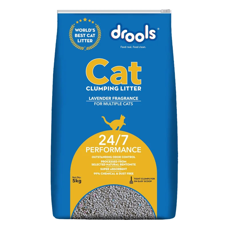 Drools Lavender Clumping Cat Litter