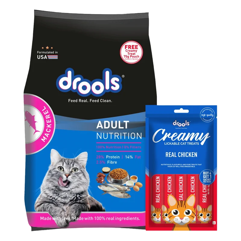 Drools Mackerel Adult Dry Cat Food