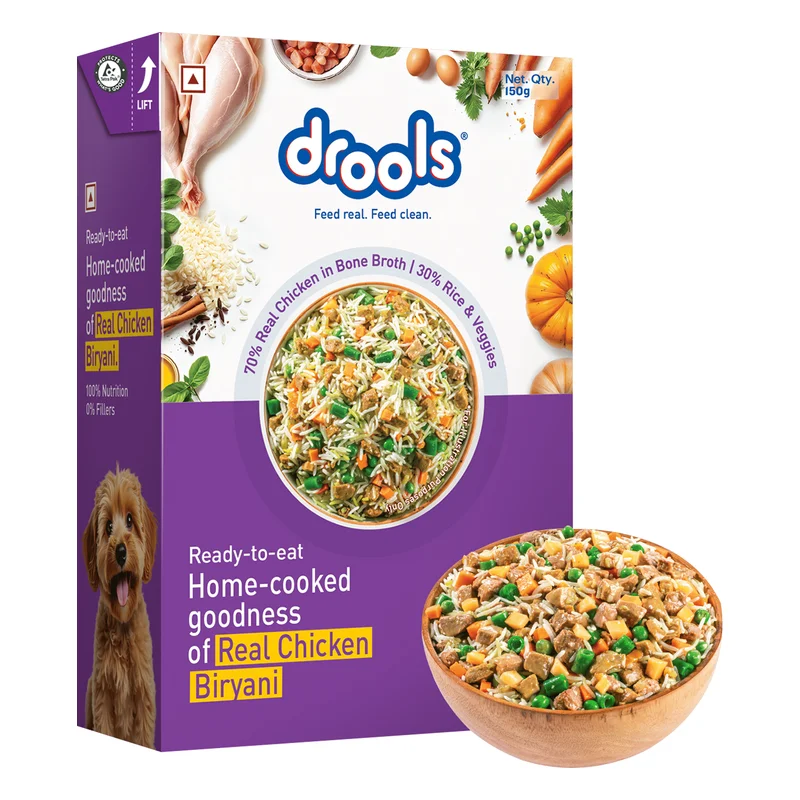Drools Real Chicken Biryani Wet Dog Food