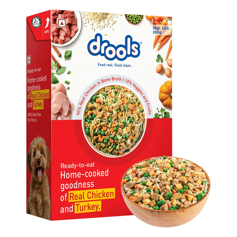 Drools Real Chicken & Turkey Wet Dog Food