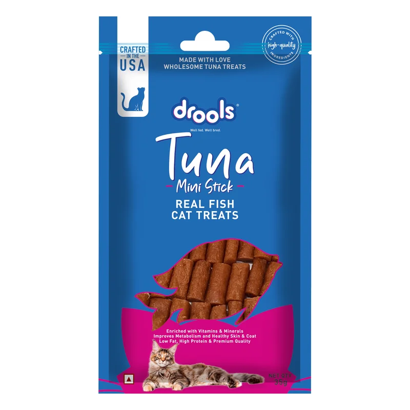 Drools Tuna Mini Stick Cat Treats