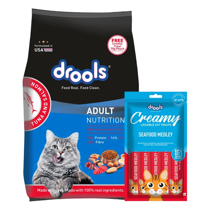 Drools Tuna & Salmon Adult Dry Cat Food