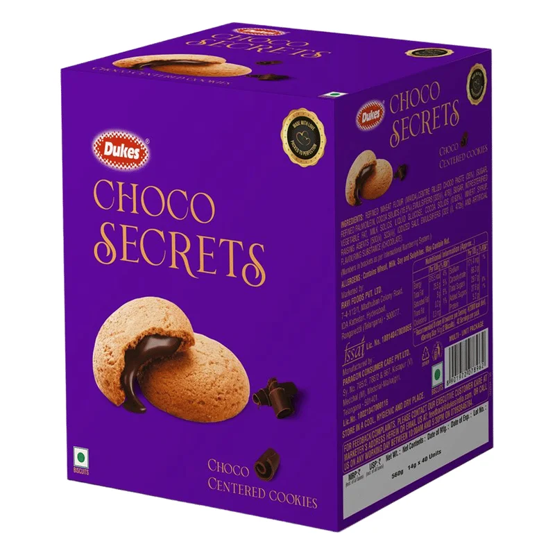 Duke's Choco Secrets Choco Centred Cookies