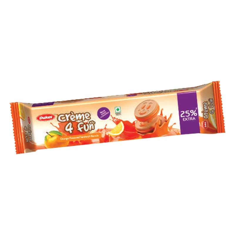 Duke's Creme 4 Fun Orange Sandwich Biscuits