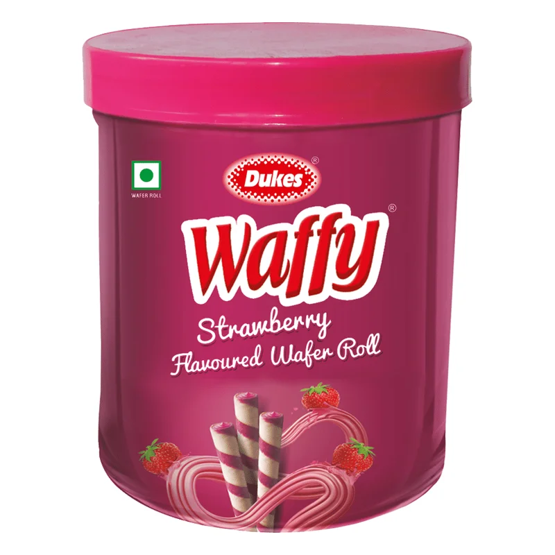 Duke's Waffy Strawberry Wafer Roll