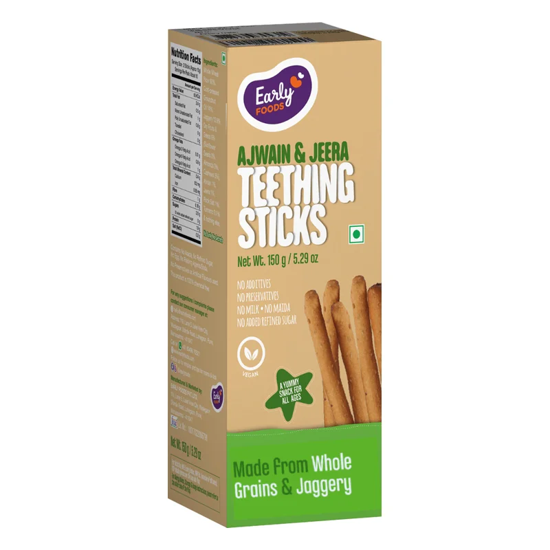 Early Foods Ajwain & Jeera Teething Sticks