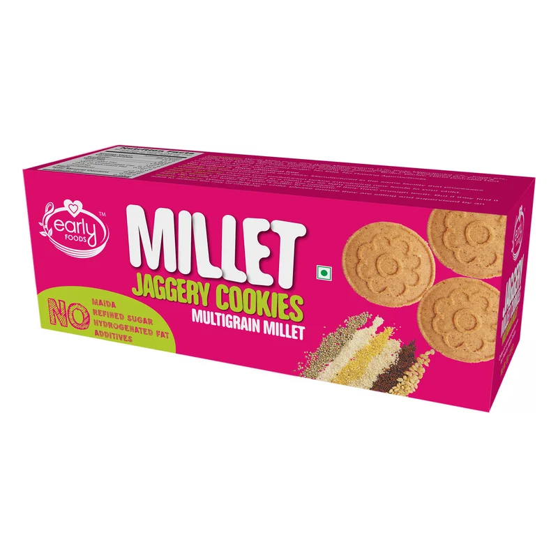 Early Foods Multigrain Millet Jaggery Cookies