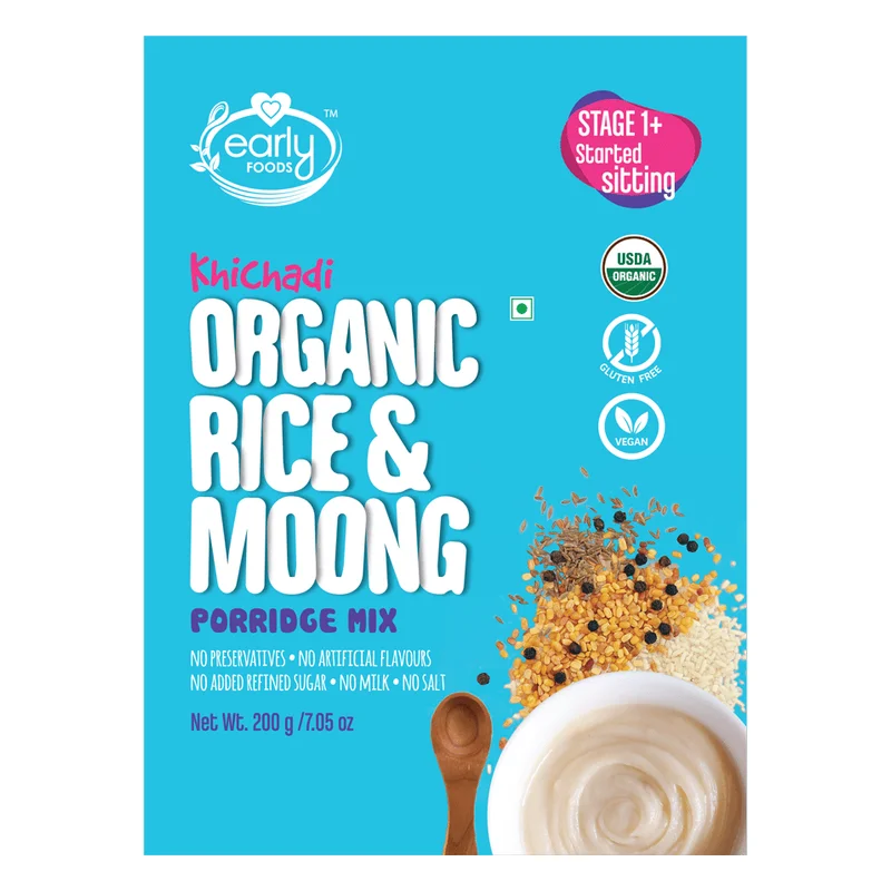 Early Foods Organic Rice & Moong Khichdi Porridge Mix