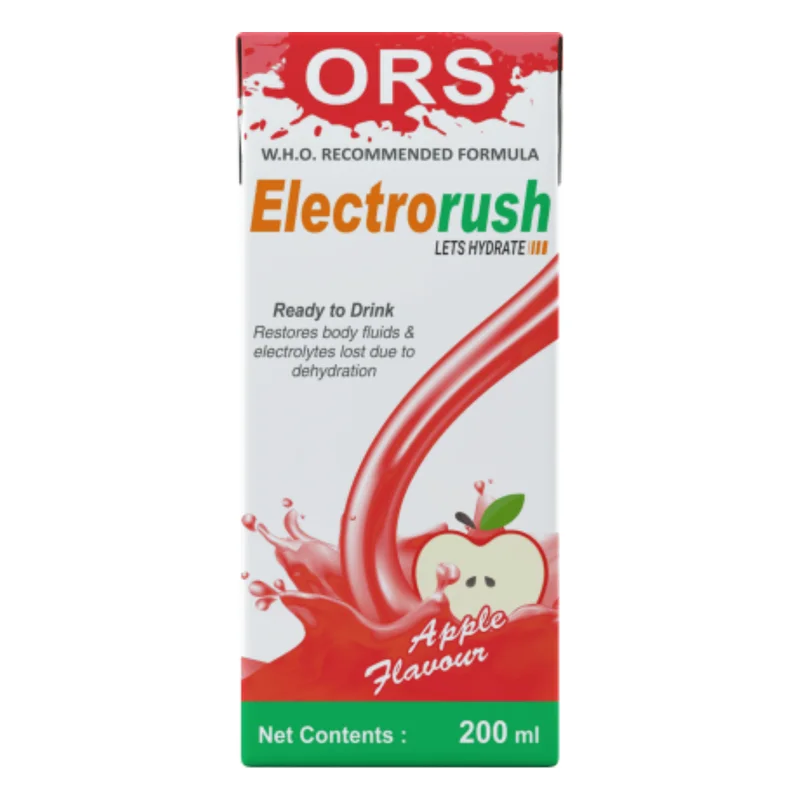 Electrorush Apple Flavour ORS Drink