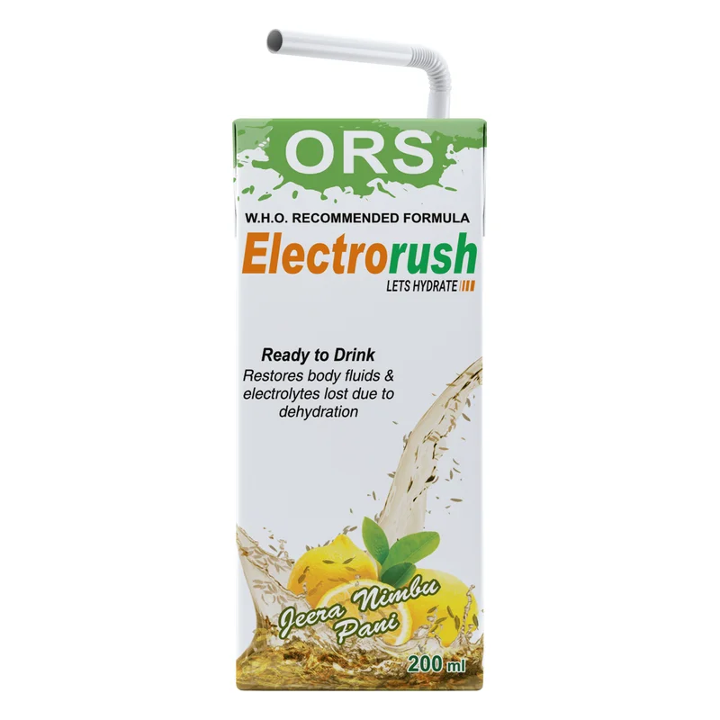 Electrorush Jeera Nimbu Pani Flavour ORS Drink
