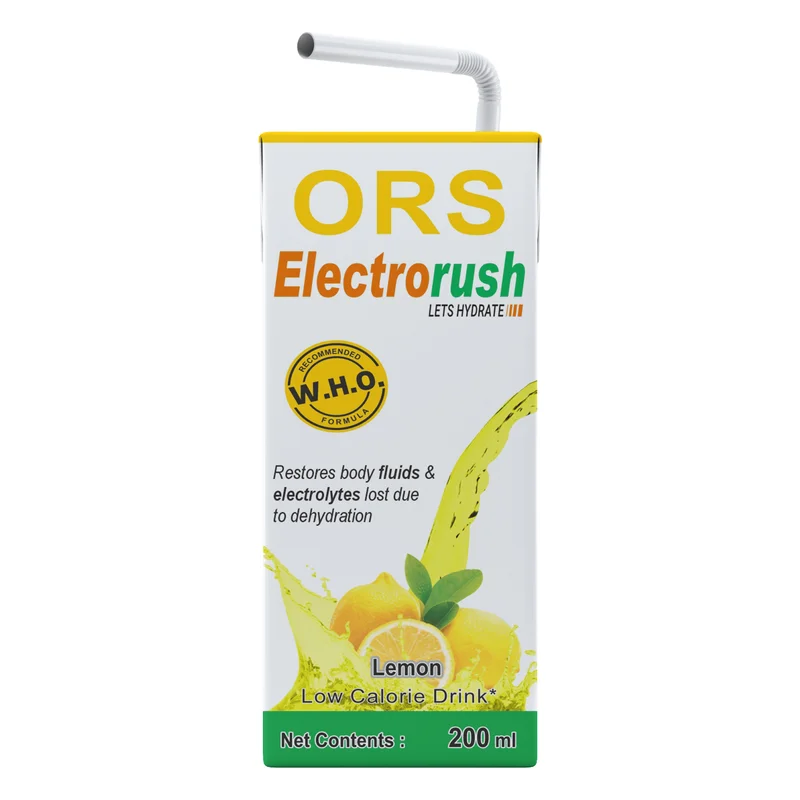 Electrorush Lemon Flavour ORS Drink