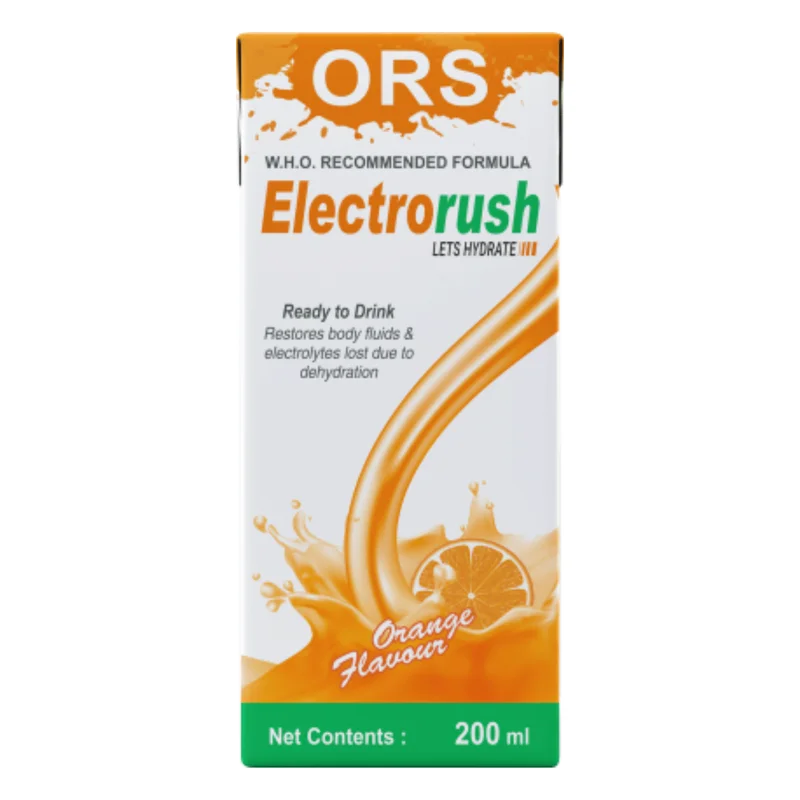Electrorush Orange Flavour ORS Drink