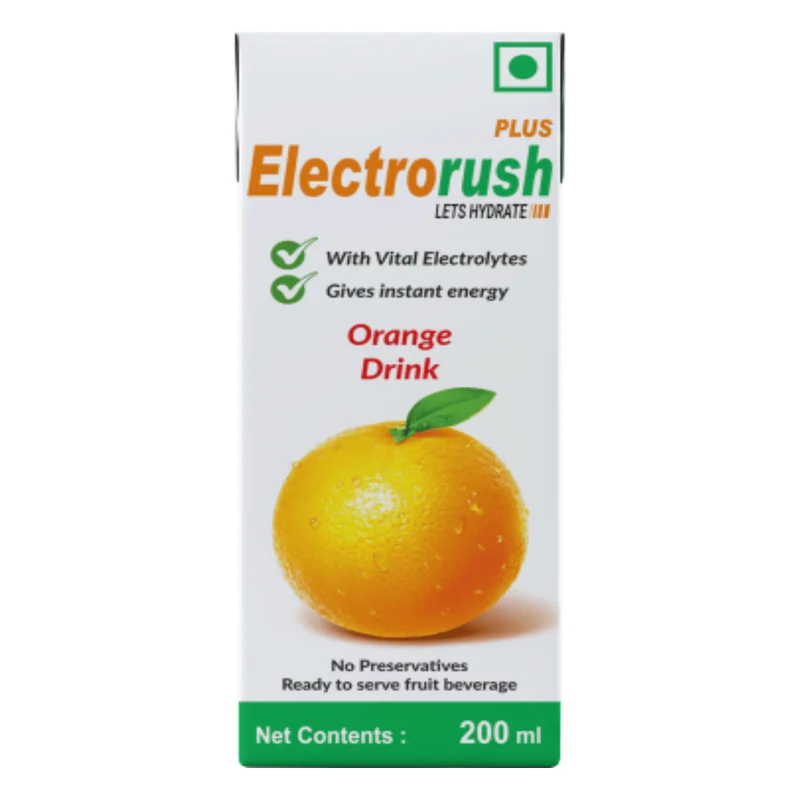 Electrorush Plus Orange Drink