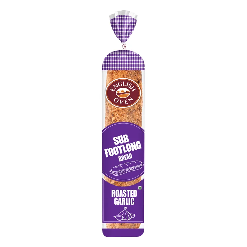 English Oven Sub Footlong Roasted Garlic Bread
