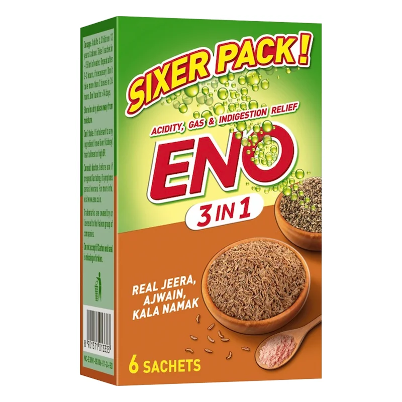 Eno 3 In 1 Fruit Salt - Jeera, Ajwain & Kala Namak