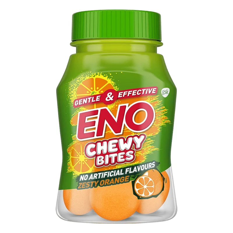 Eno Chewy Bites Antacid Tablets - Zesty Orange